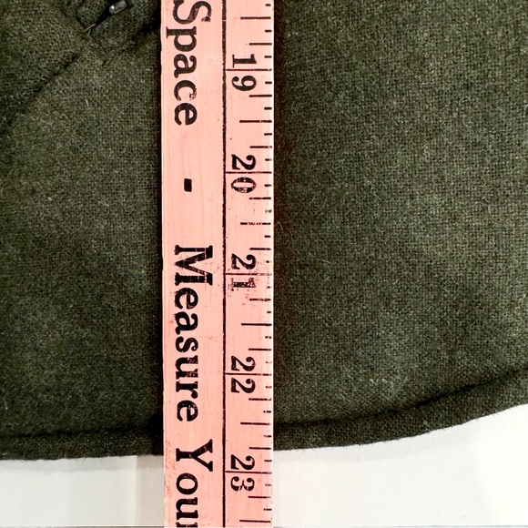 Vintage - Gap - Green Wool Zip Up Vest - Pockets - Women’s M/L - Picture 11 of 11